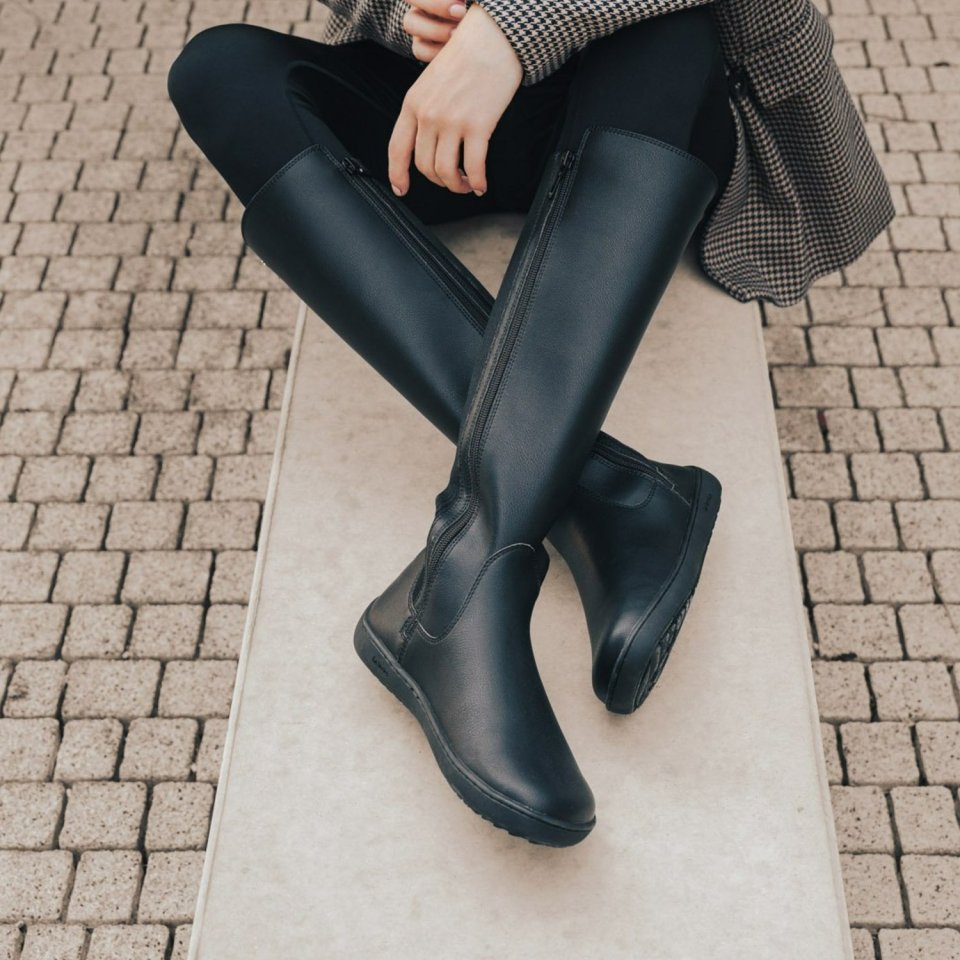 Barefoot Knee-High Boots Be Lenka Symphony - Black