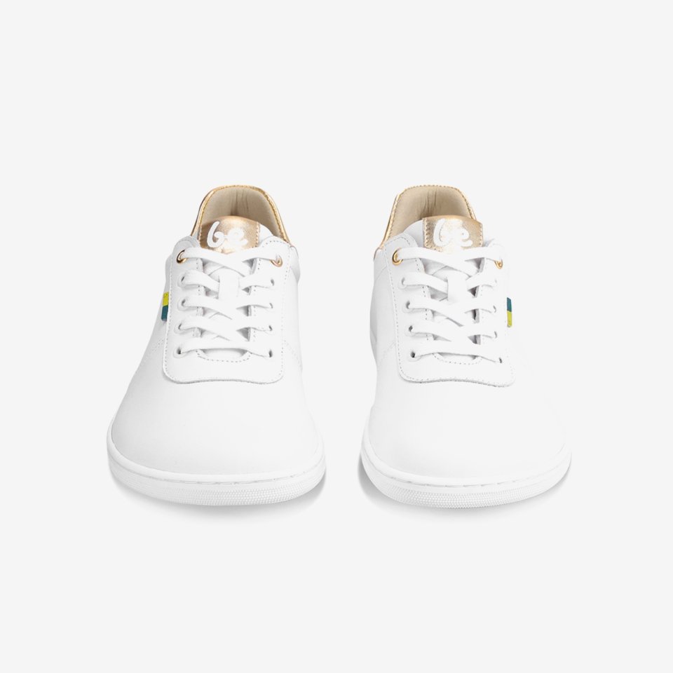 Barefoot Shoes Be Lenka Royale - White & Gold