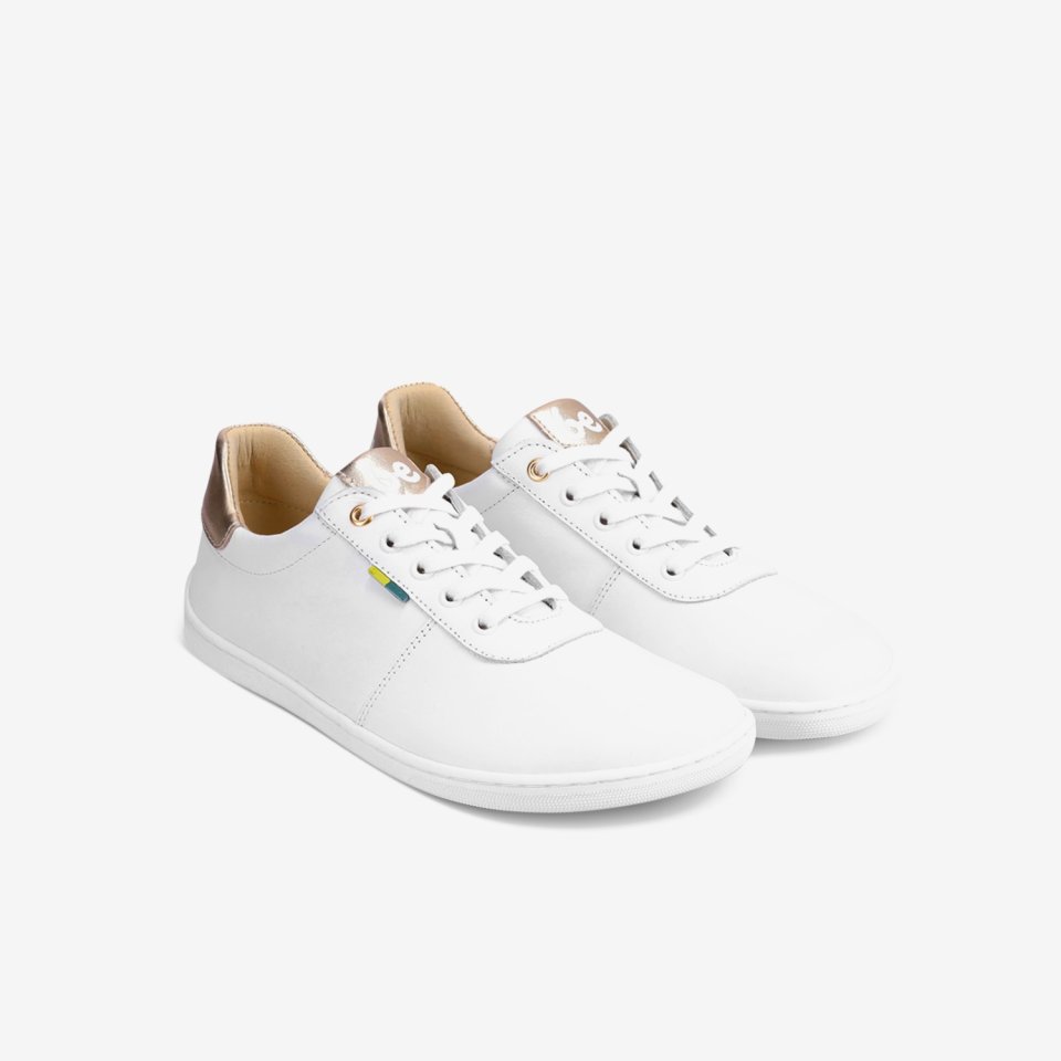 Barefoot Shoes Be Lenka Royale - White & Gold