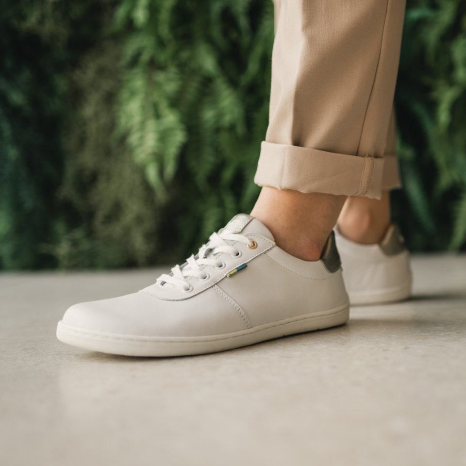 Barefoot Shoes Be Lenka Royale - White & Gold