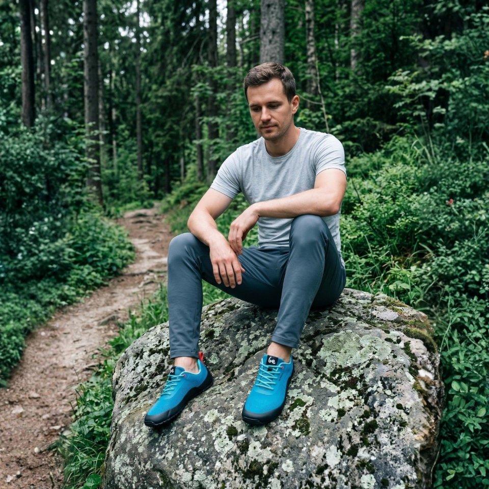 Barefoot Shoes Be Lenka Trailair - Aqua Blue