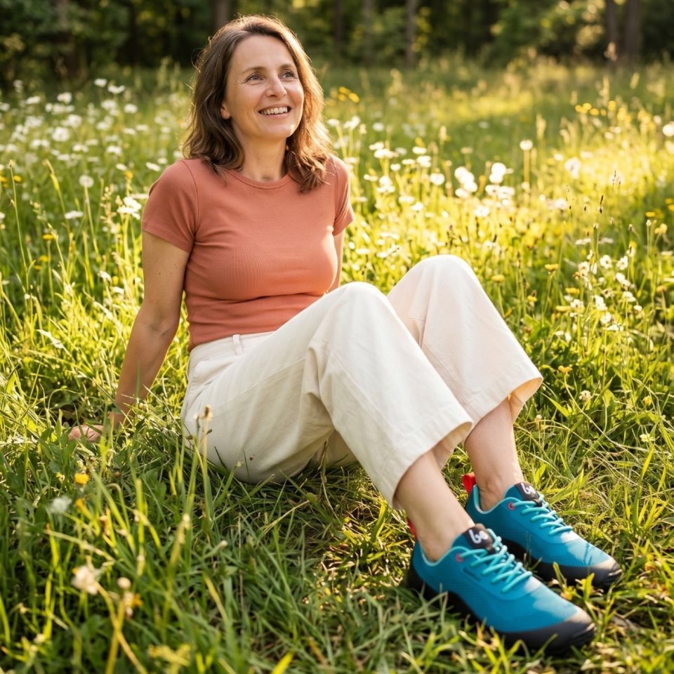 Barefoot Shoes Be Lenka Trailair - Aqua Blue