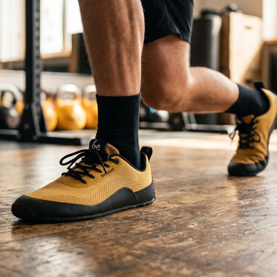 Barefoot Shoes Be Lenka Trailair - Mustard