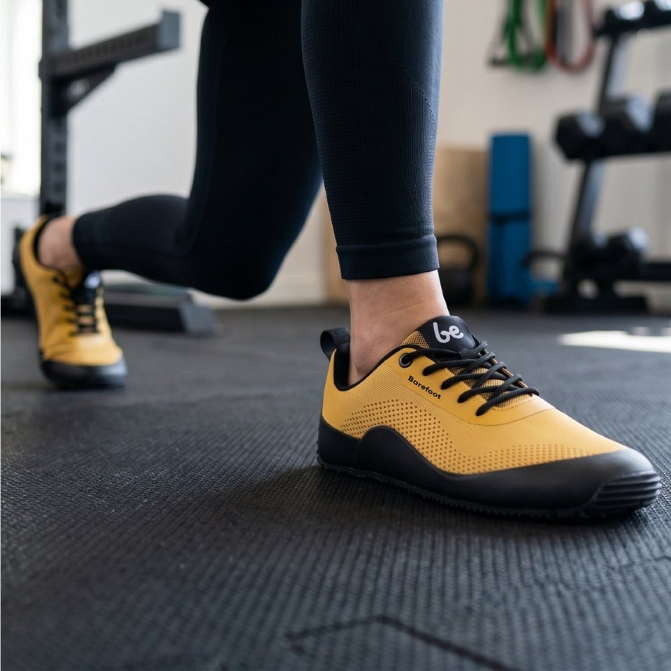 Barefoot Shoes Be Lenka Trailair - Mustard