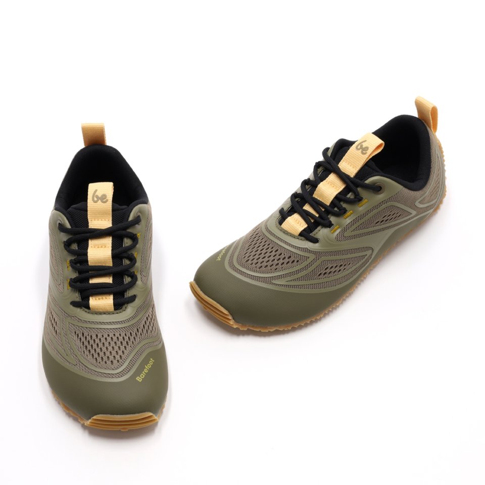 Barefoot Shoes Be Lenka Trailtech - Khaki Green