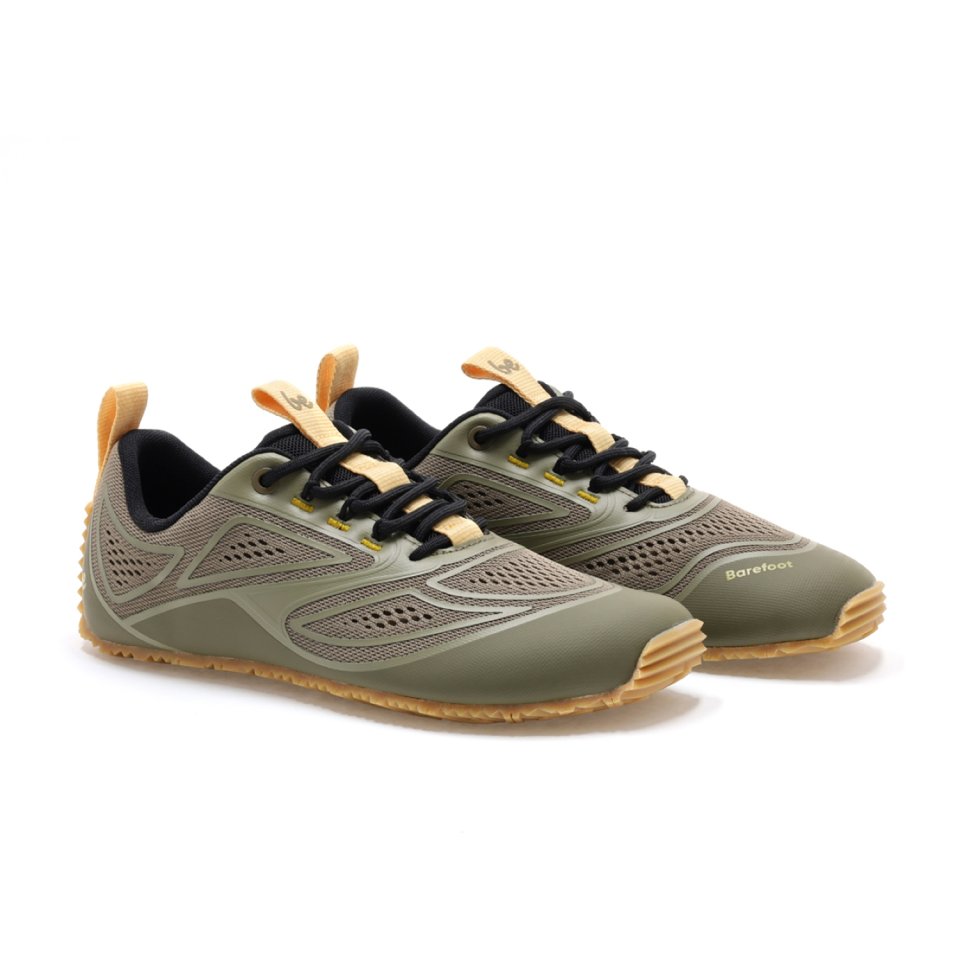 Barefoot Shoes Be Lenka Trailtech - Khaki Green