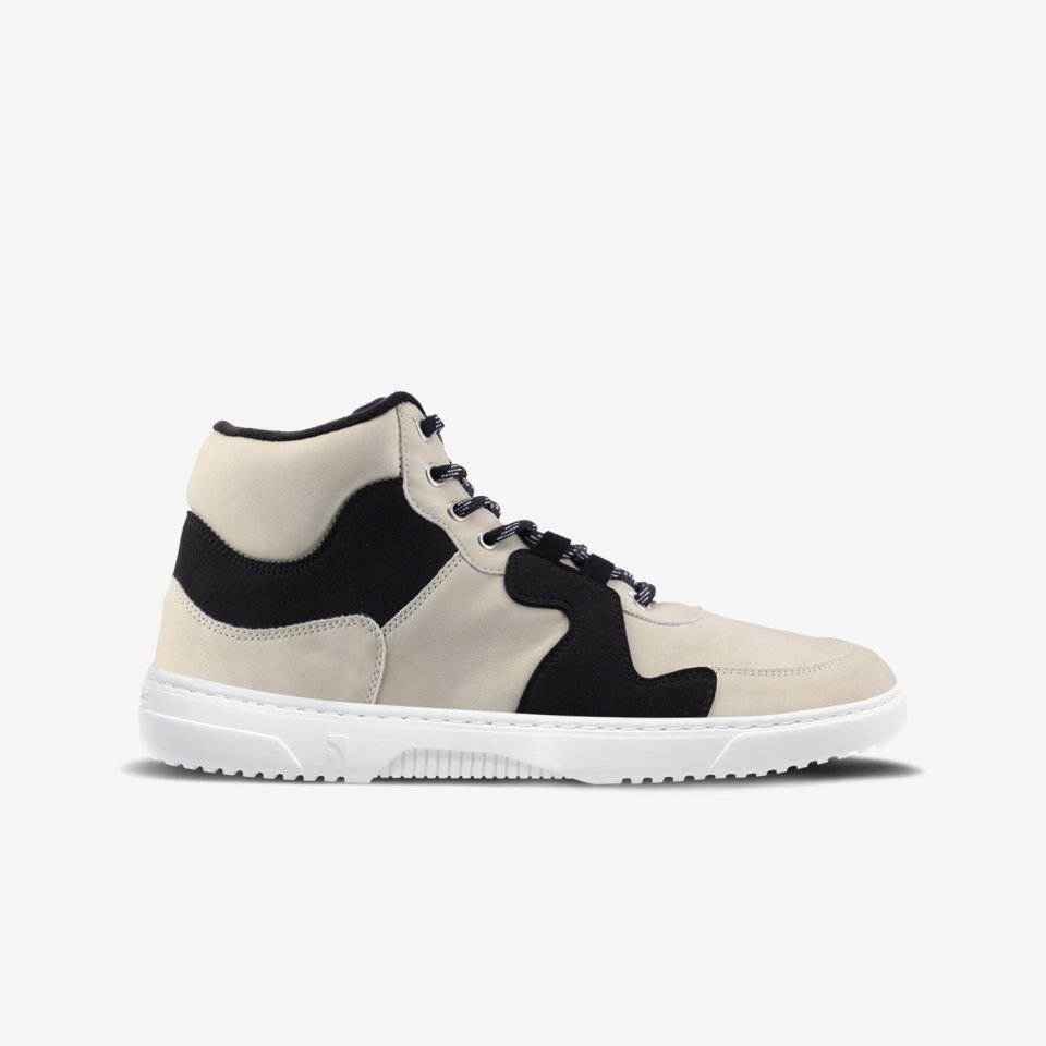 Barefoot Sneakers Barebarics Lynx - Beige & White