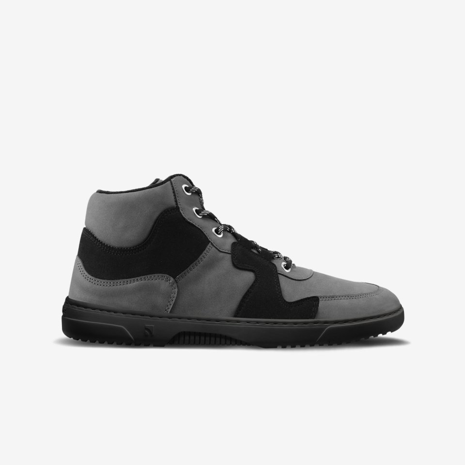 Barefoot Sneakers Barebarics Lynx - Dark Grey & Black