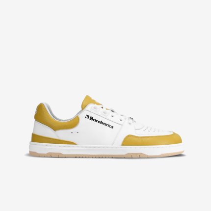 Barefoot Sneakers Barebarics Wave - White & Sunset Yellow