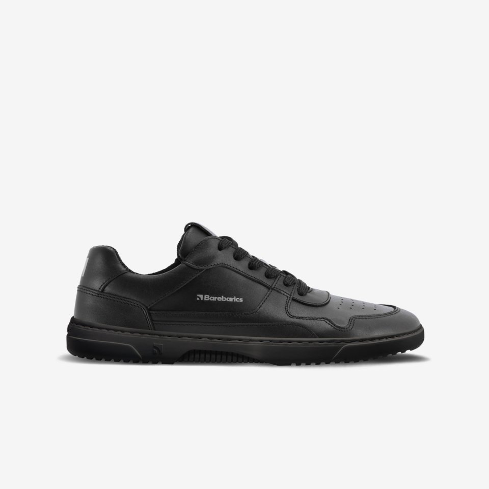 Barefoot Sneakers Barebarics Zing - Black - Leather