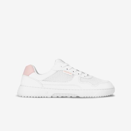 Barefoot Sneakers Barebarics Zing - Fresh - White & Coral Pink