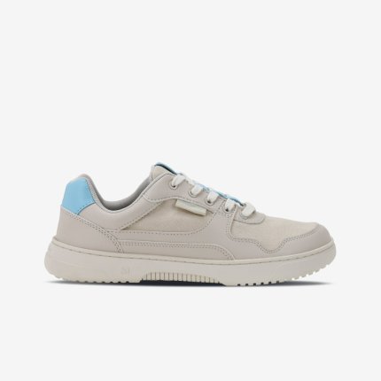 Barefoot Sneakers Barebarics Zing Vegan - Off-White & Blue