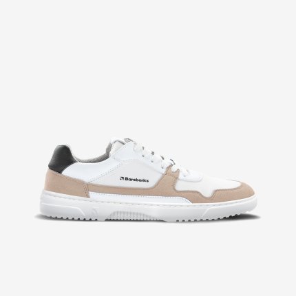 Barefoot Sneakers Barebarics - Zing - White & Beige