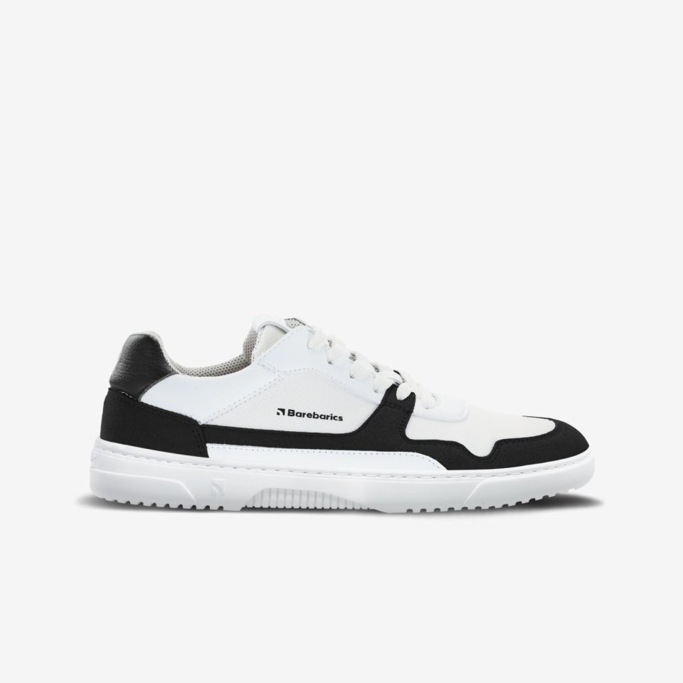 Barefoot Sneakers Barebarics - Zing - White & Black