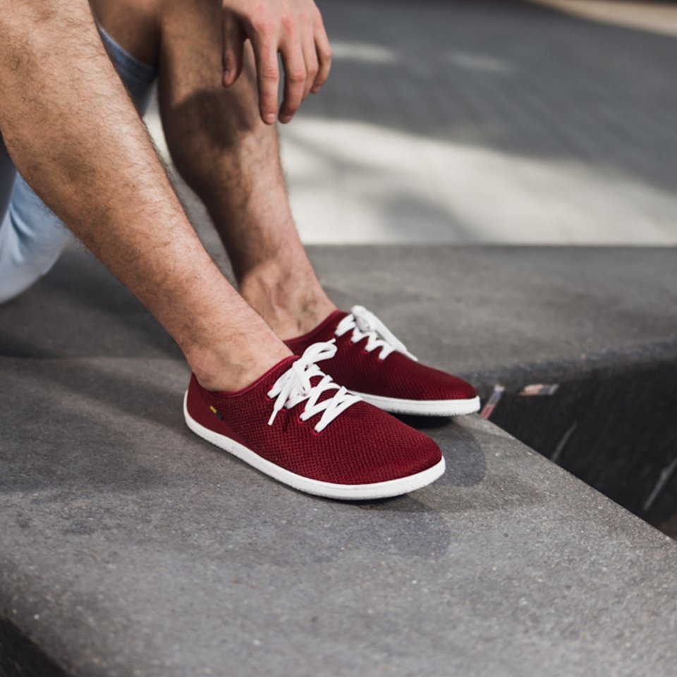 Barefoot Sneakers Be Lenka Dash - Wine Red