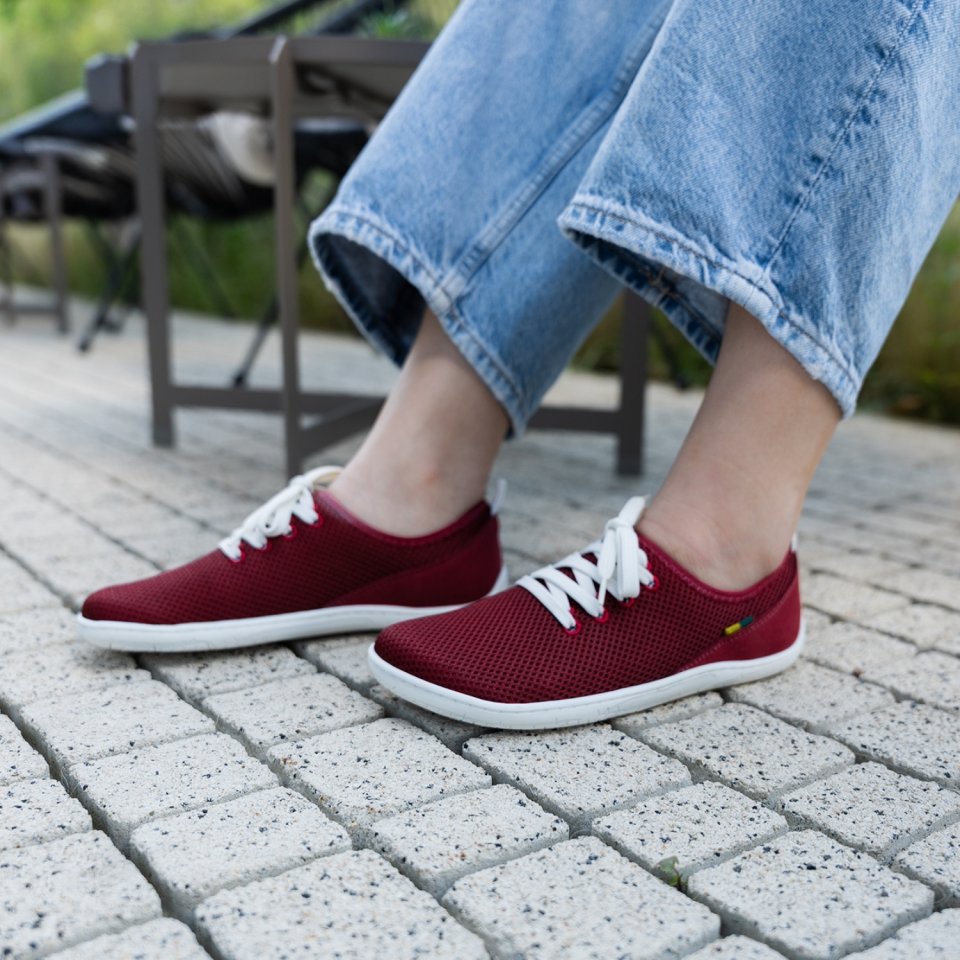 Barefoot Sneakers Be Lenka Dash - Wine Red
