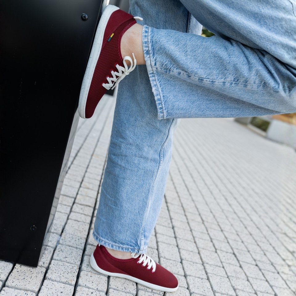 Barefoot Sneakers Be Lenka Dash - Wine Red