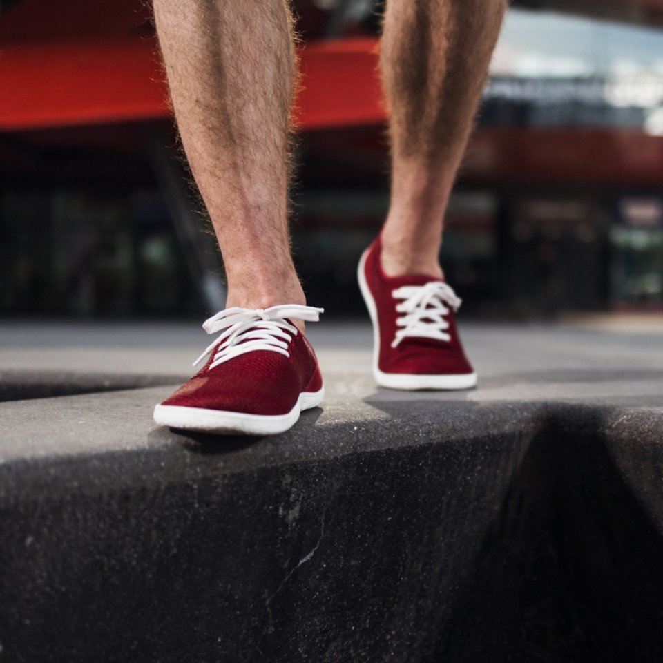 Barefoot Sneakers Be Lenka Dash - Wine Red
