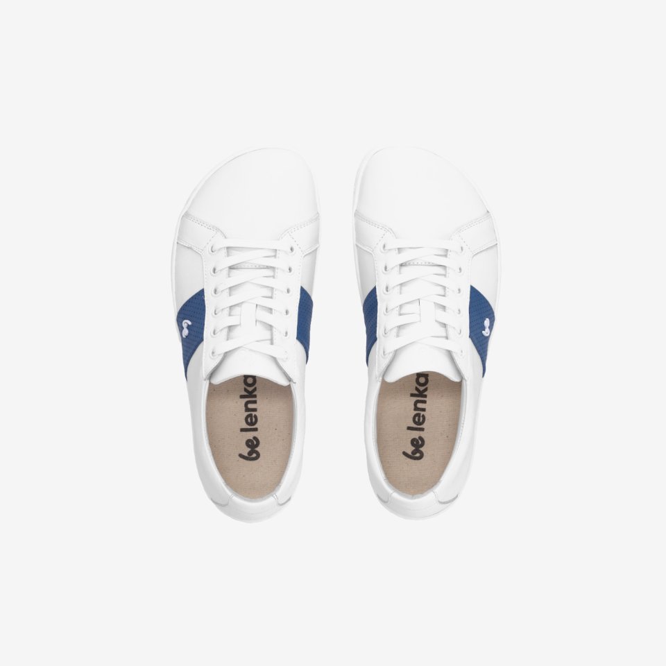 Barefoot Sneakers Be Lenka Elite - White & Dark Blue