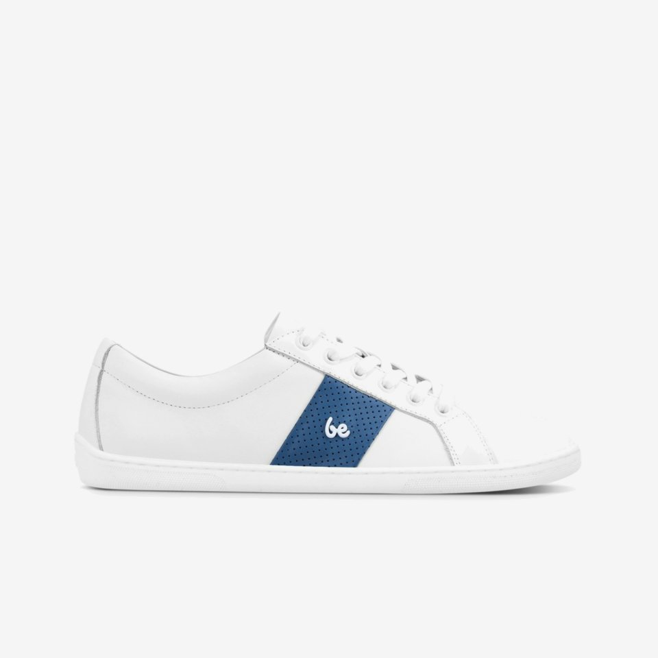 Barefoot Sneakers Be Lenka Elite - White & Dark Blue