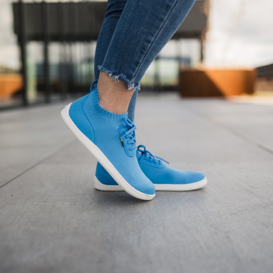 Barefoot Sneakers Be Lenka Stride - Blue & White