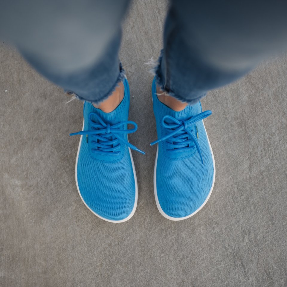 Barefoot Sneakers Be Lenka Stride - Blue & White