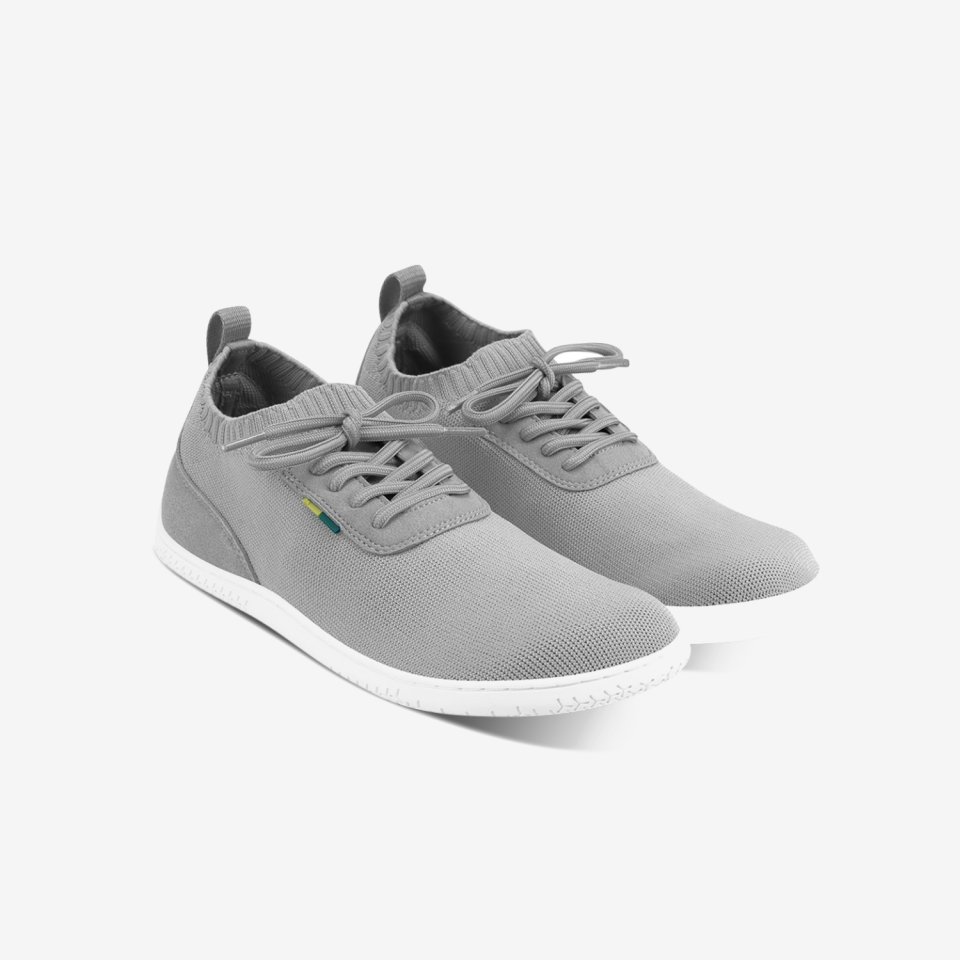 Barefoot Sneakers - Be Lenka Stride - Grey & White