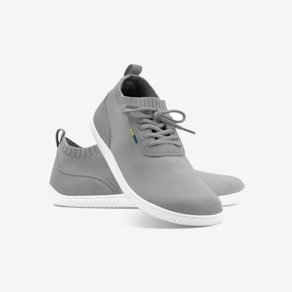 Barefoot Sneakers - Be Lenka Stride - Grey & White