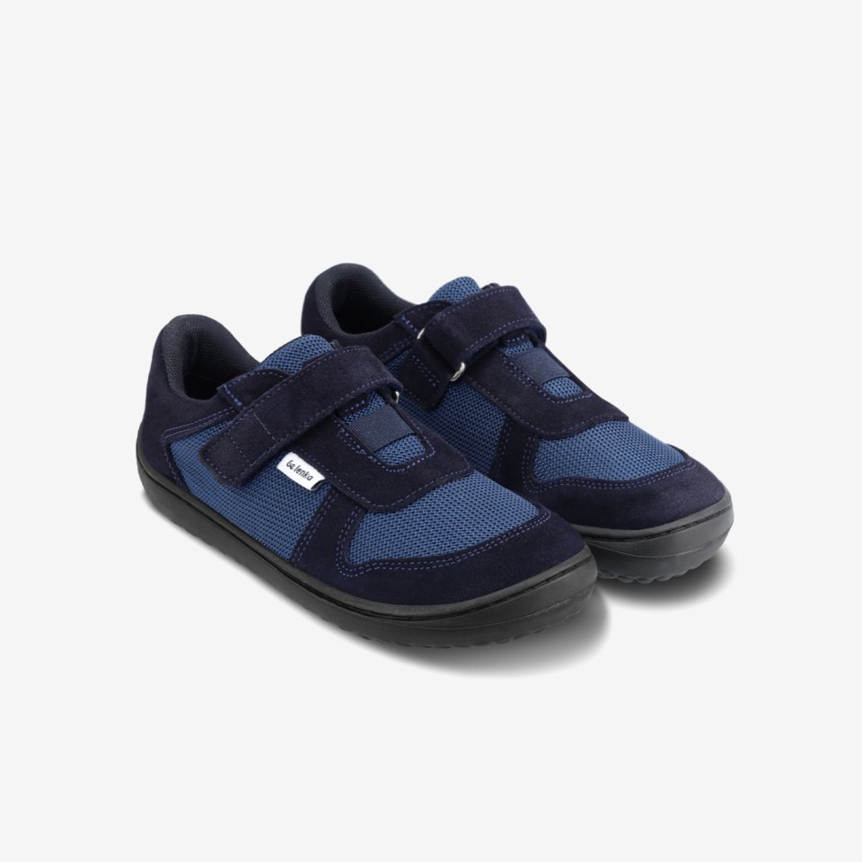 Kids barefoot sneakers Be Lenka Joy - Dark Blue & Black