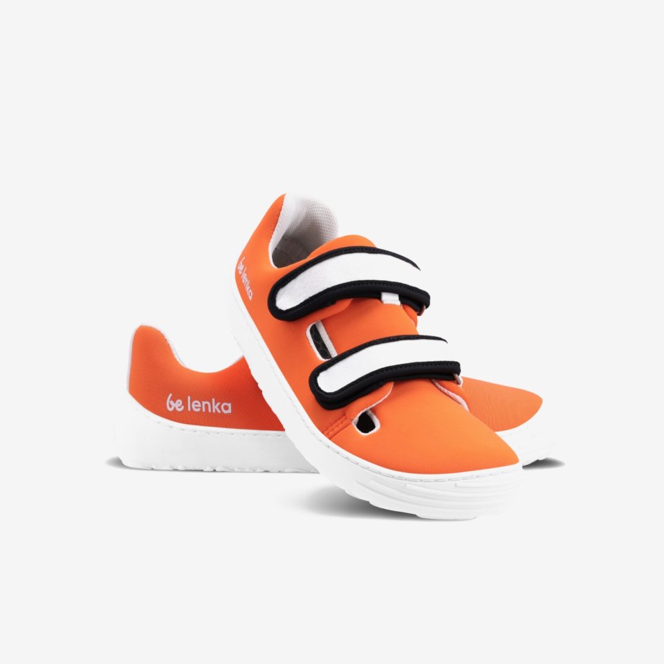 Be Lenka Kids barefoot sneakers Seasiders - Orangy