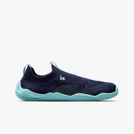Kid's Barefoot Slip-on Shoes Be Lenka Luppo Junior - Blue & Aqua