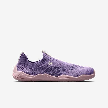 Kid's Barefoot Slip-on Shoes Be Lenka Luppo Junior - Lilac & Pink