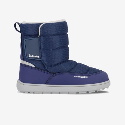 Kids barefoot snow boots Be Lenka Ailo Junior - Dark Blue