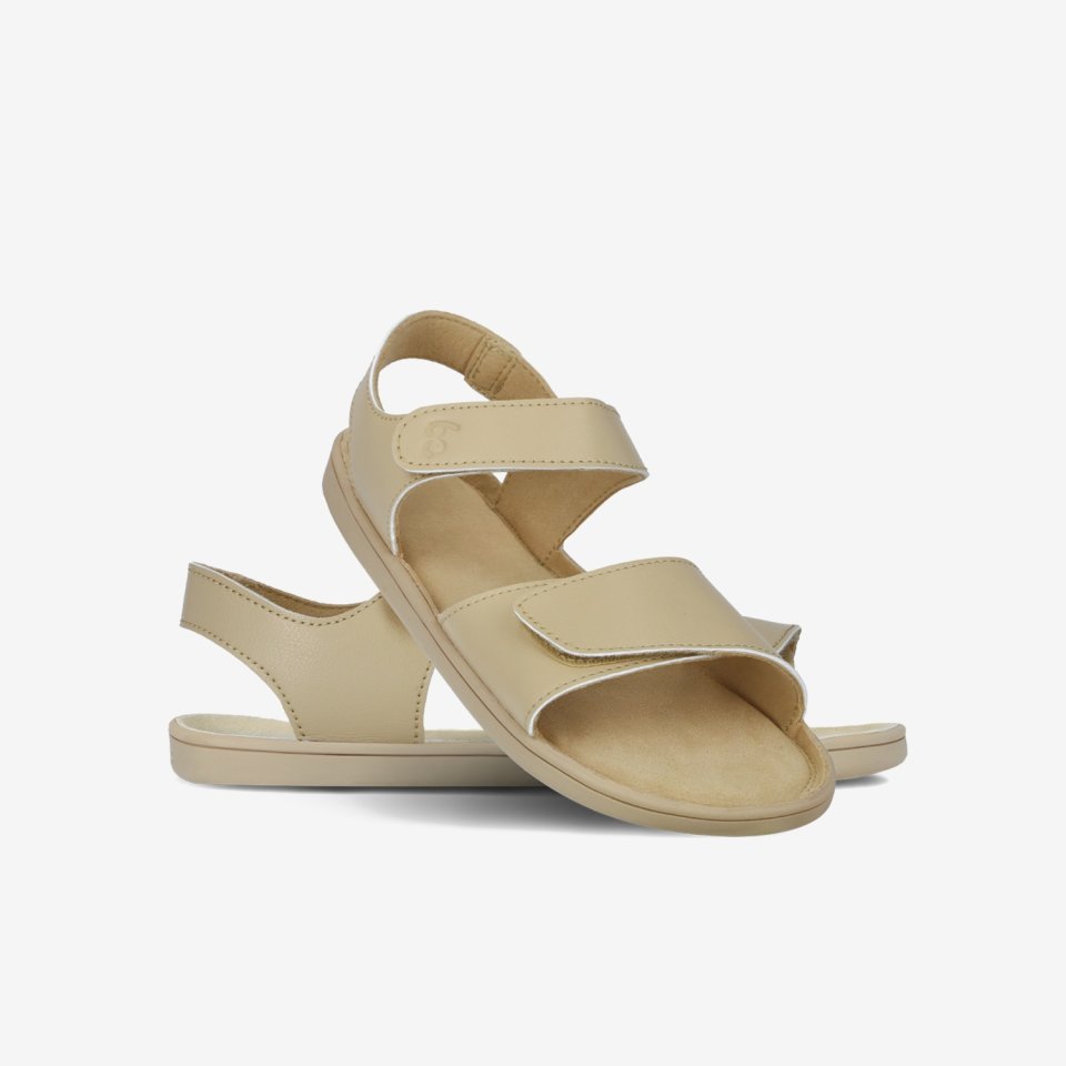Kids barefoot sandals Be Lenka Miami Junior - Light Brown