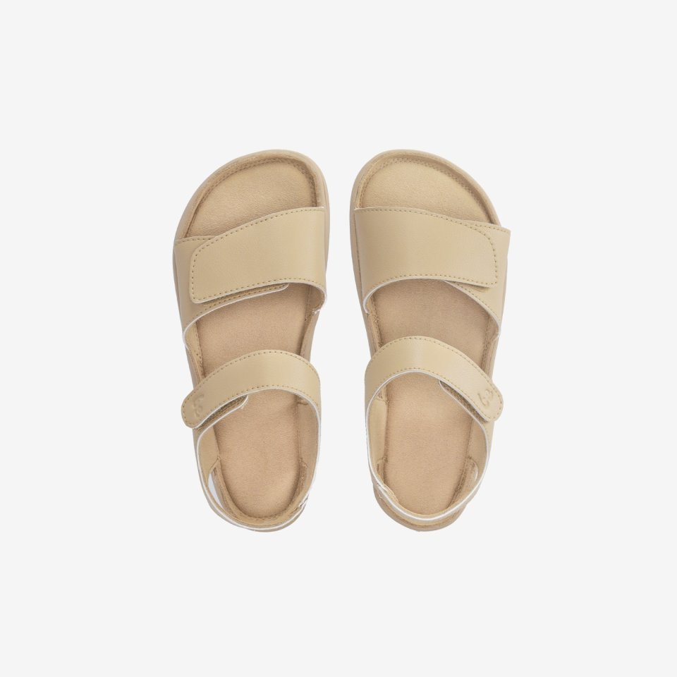 Kids barefoot sandals Be Lenka Miami Junior - Light Brown