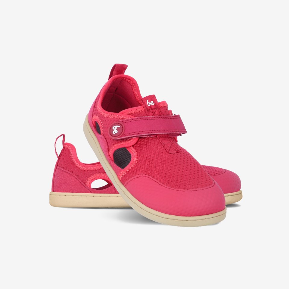 Kids' barefoot sandals Zest Kids - Berry