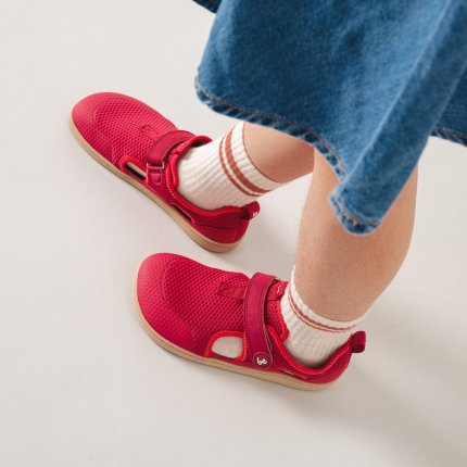 Kids' barefoot sandals Zest Kids - Berry