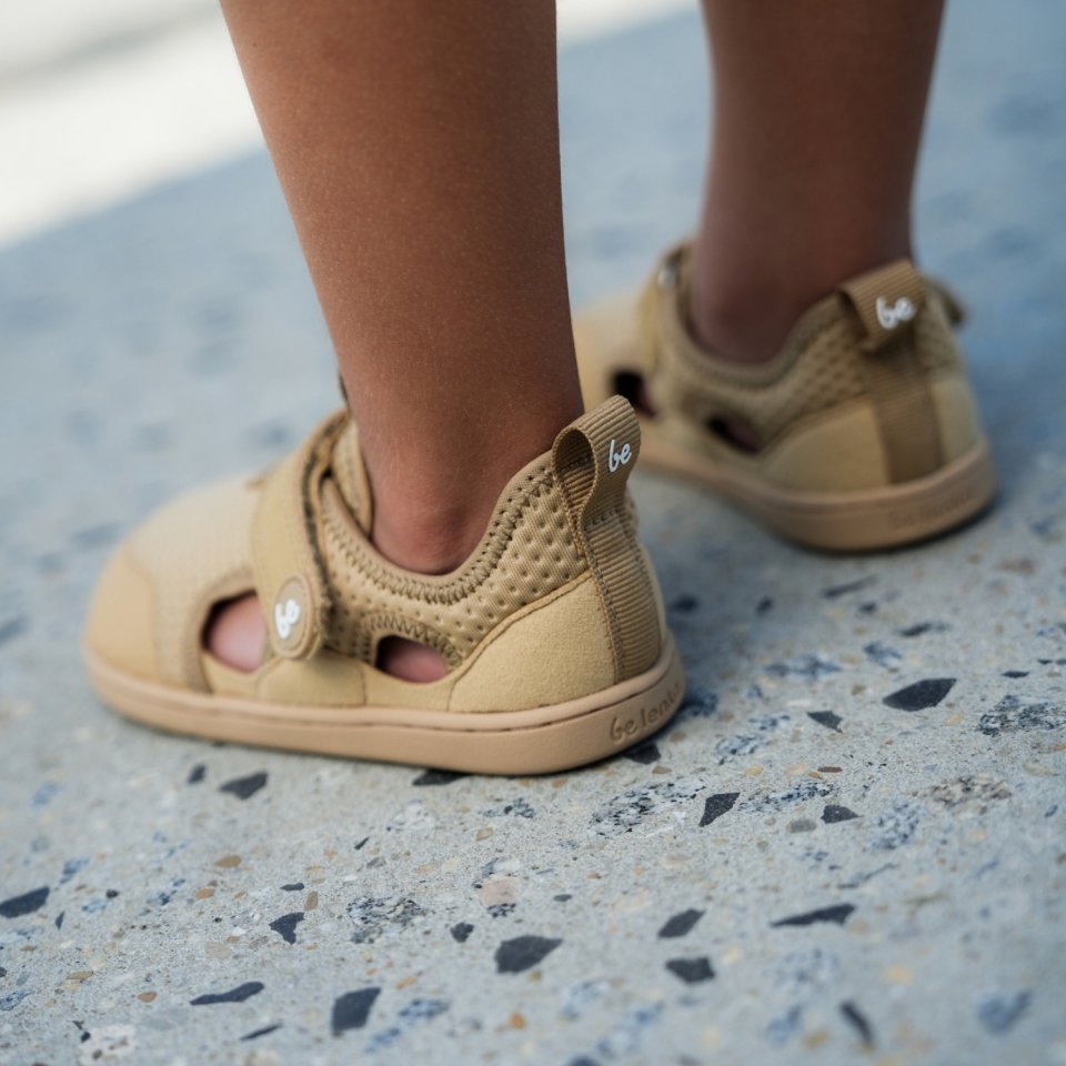 Kids' barefoot sandals Zest Preschool - Beige