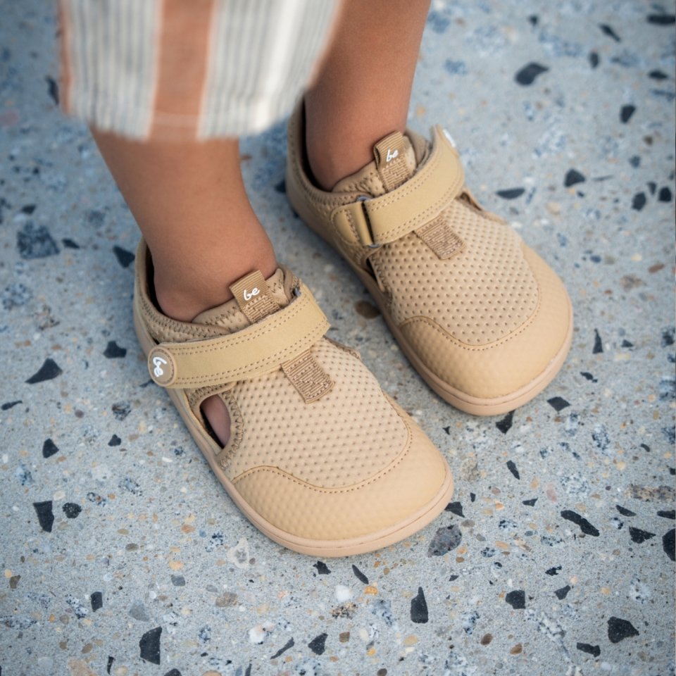 Kids' barefoot sandals Zest Preschool - Beige