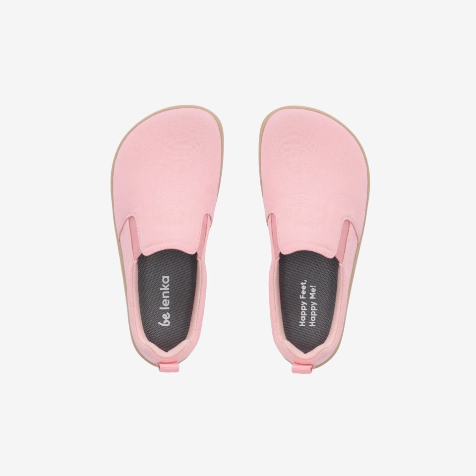 Kids barefoot Slip-on shoes Be Lenka Aura Preschool - Cotton Candy Pink