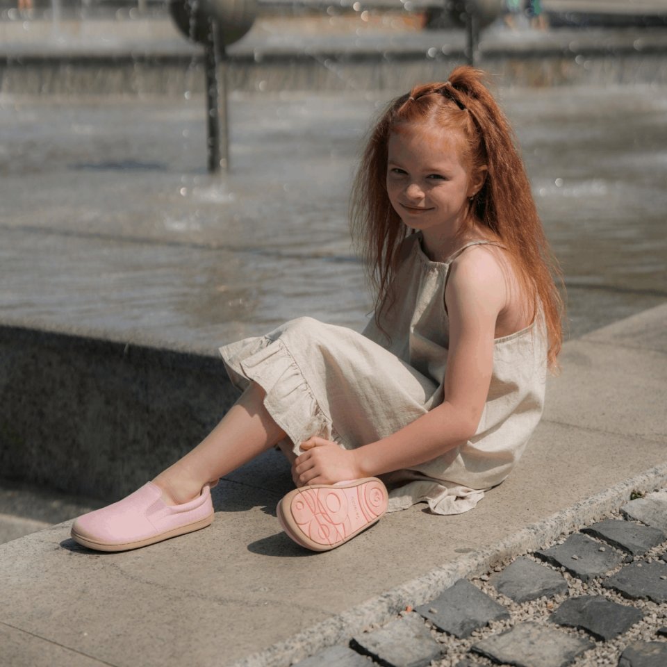 Kids barefoot Slip-on shoes Be Lenka Aura Preschool - Cotton Candy Pink