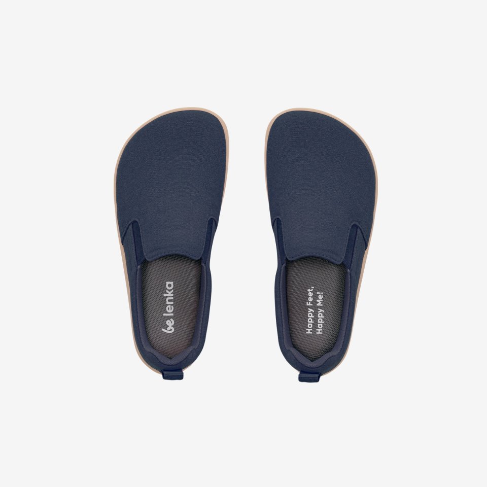 Kids barefoot Slip-on shoes Be Lenka Aura Preschool - Navy