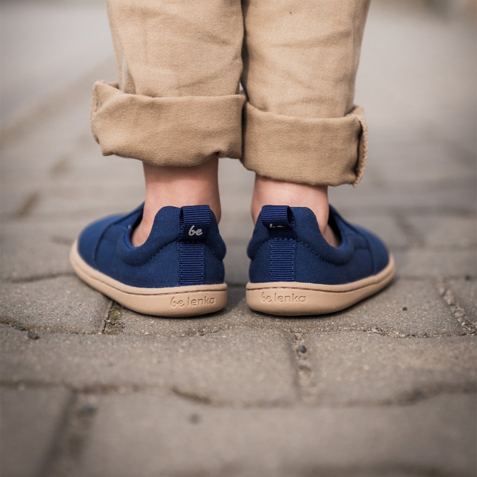 Kids barefoot Slip-on shoes Be Lenka Aura Preschool - Navy