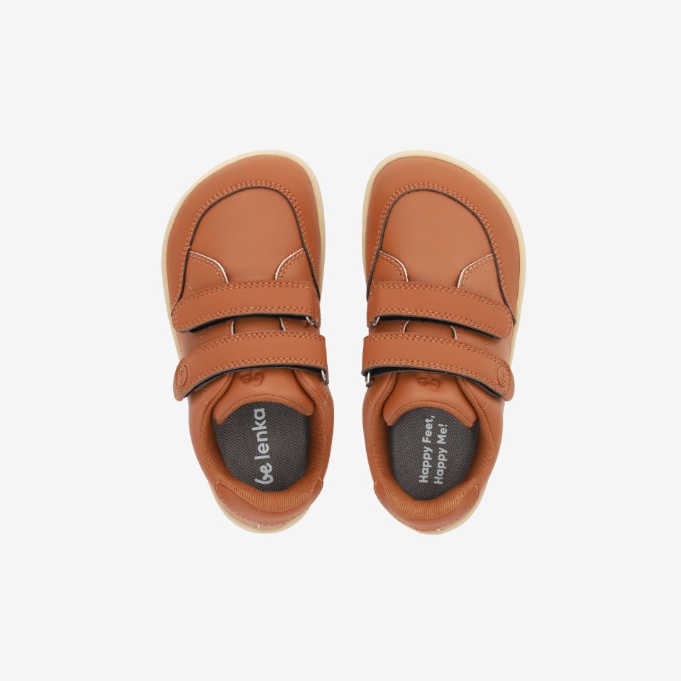 Kids barefoot sneakers Be Lenka Energise Kids - Brown