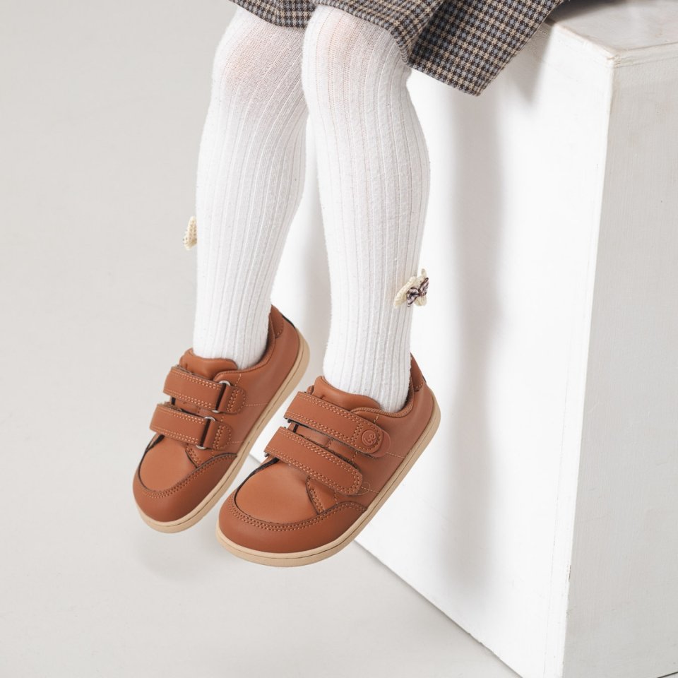 Kids barefoot sneakers Be Lenka Energise Kids - Brown