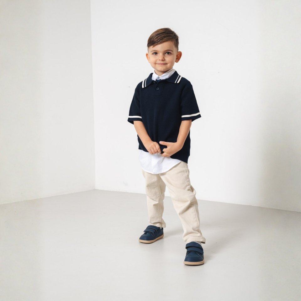 Kids barefoot sneakers Be Lenka Energise Preschool - Navy
