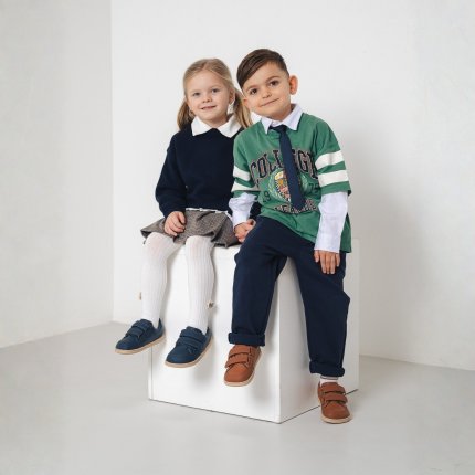 Kids barefoot sneakers Be Lenka Energise Kids - Navy