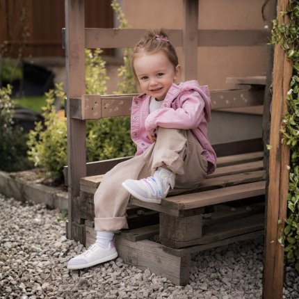 Kids barefoot sneakers Be Lenka Energise Preschool - White & Iridescent