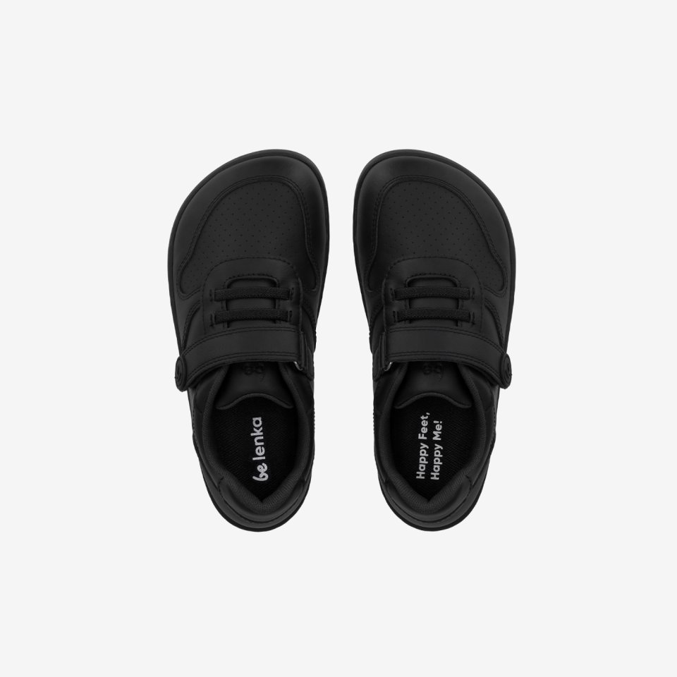 Kids barefoot sneakers Be Lenka Scoot Kids - All Black