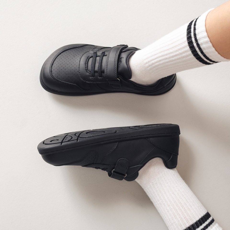 Kids barefoot sneakers Be Lenka Scoot Kids - All Black